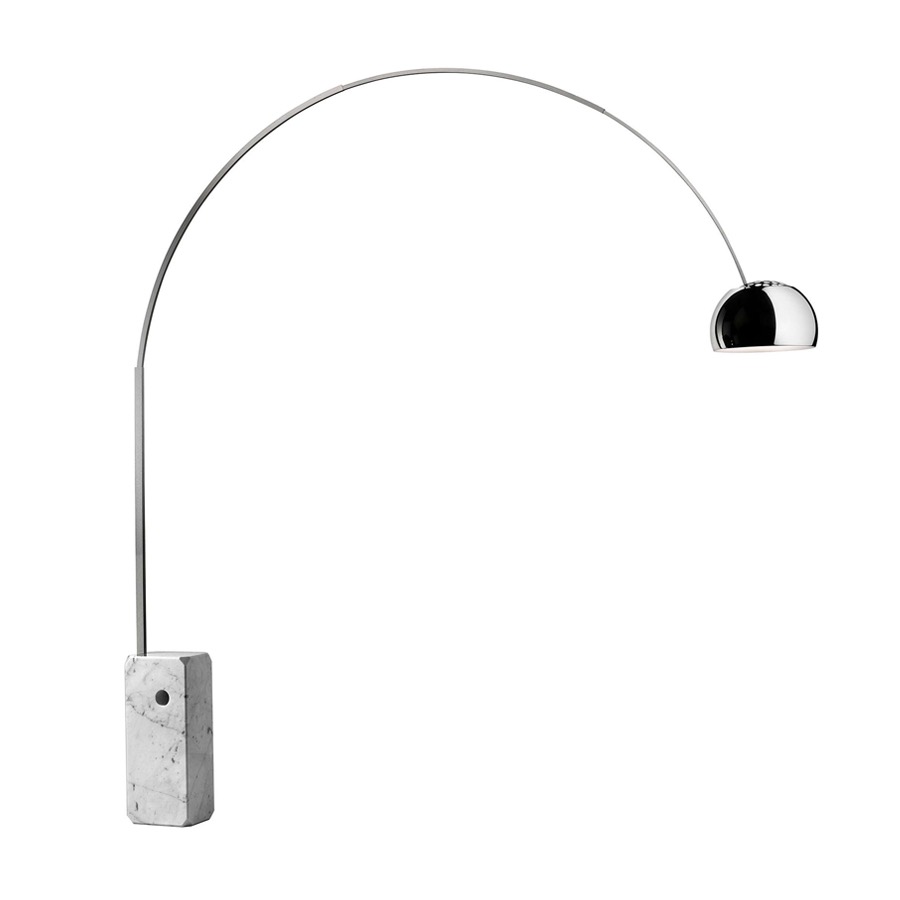 플로스 아르코 플로어 램프 Arco Floor Lamp Aluminum/Marble