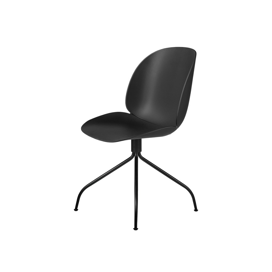 구비 비틀 미팅 체어Beetle Meeting Chair Swivel Base Black Frame / Black