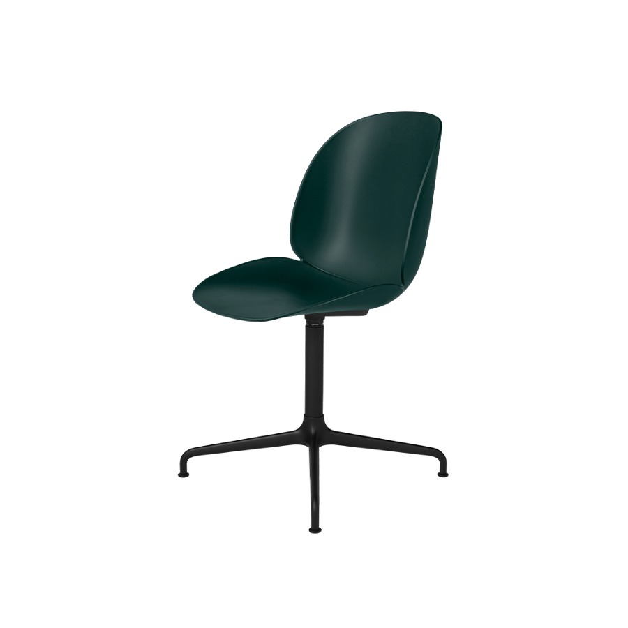 구비 비틀 미팅 체어Beetle Meeting Chair Star Base Black Frame / Dark green