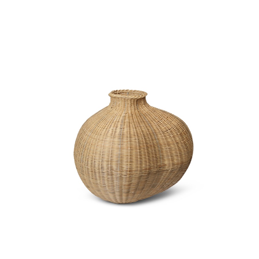 펌리빙 볼라 브레이디드 플로어 베이스 Bola Braided Floor Vase Natural