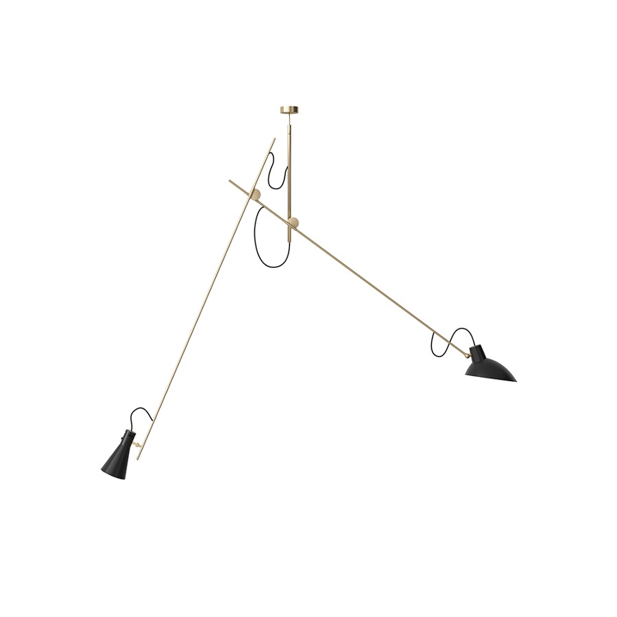 아스텝 신콴타 서스펜션 램프 VV Cinquanta Suspension Lamp Brass/Black