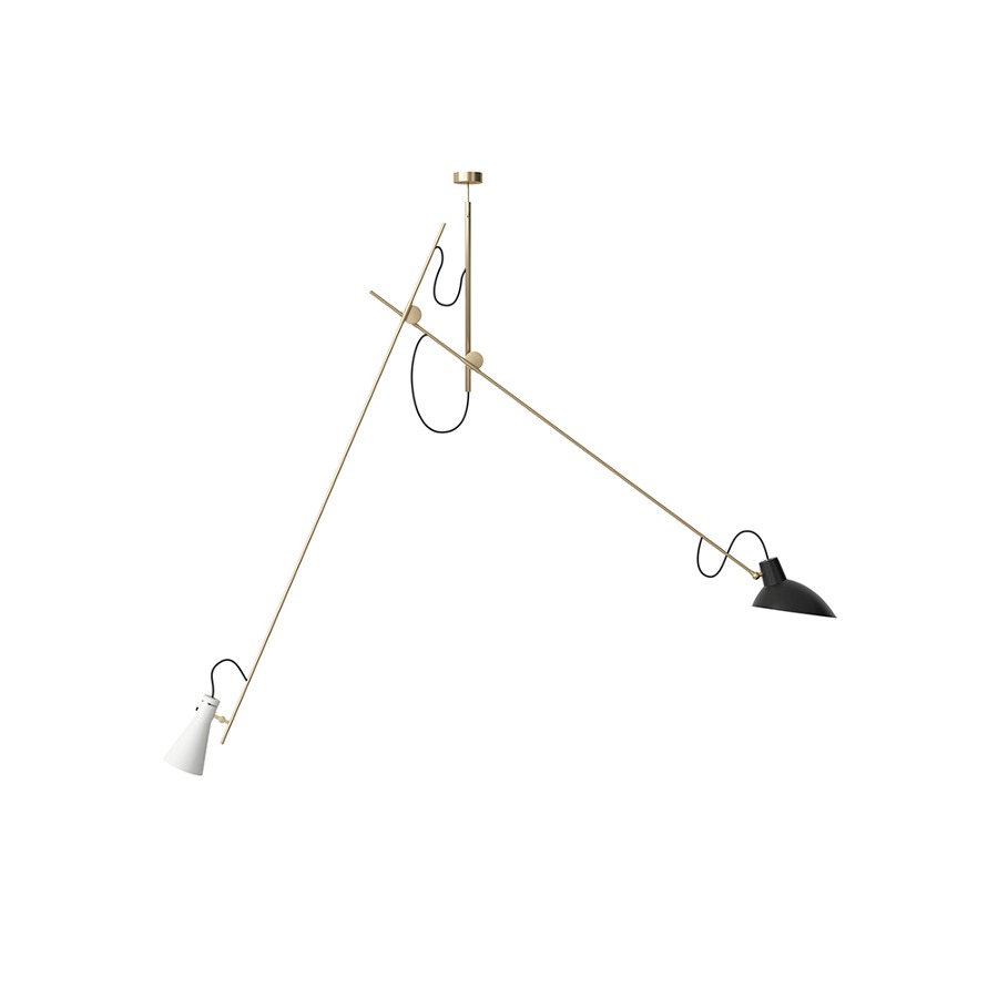 아스텝 신콴타 서스펜션 램프 VV Cinquanta Suspension Lamp Brass/Black/White