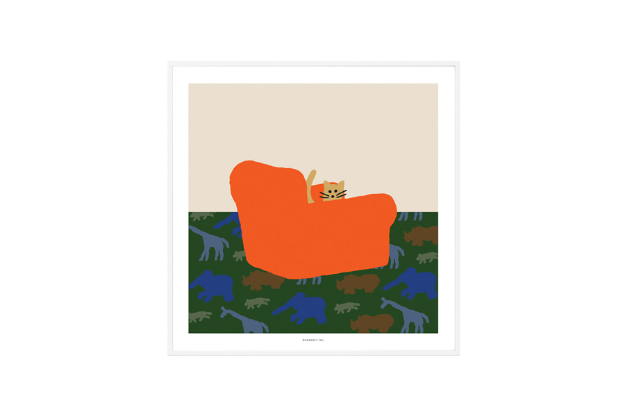 웜그레이테일 포스터 Arm Chair 4sizes