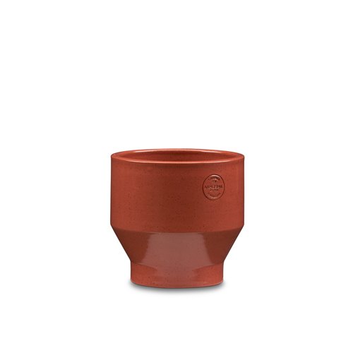 스카게락 엣지 팟Edge Pot Indoor dia.18 Glazed Terracotta / Burned red