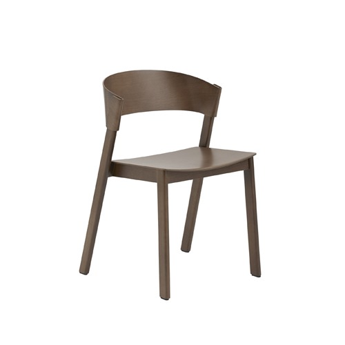 무토 커버 사이드 체어 Cover Side Chair Stained Dark Brown