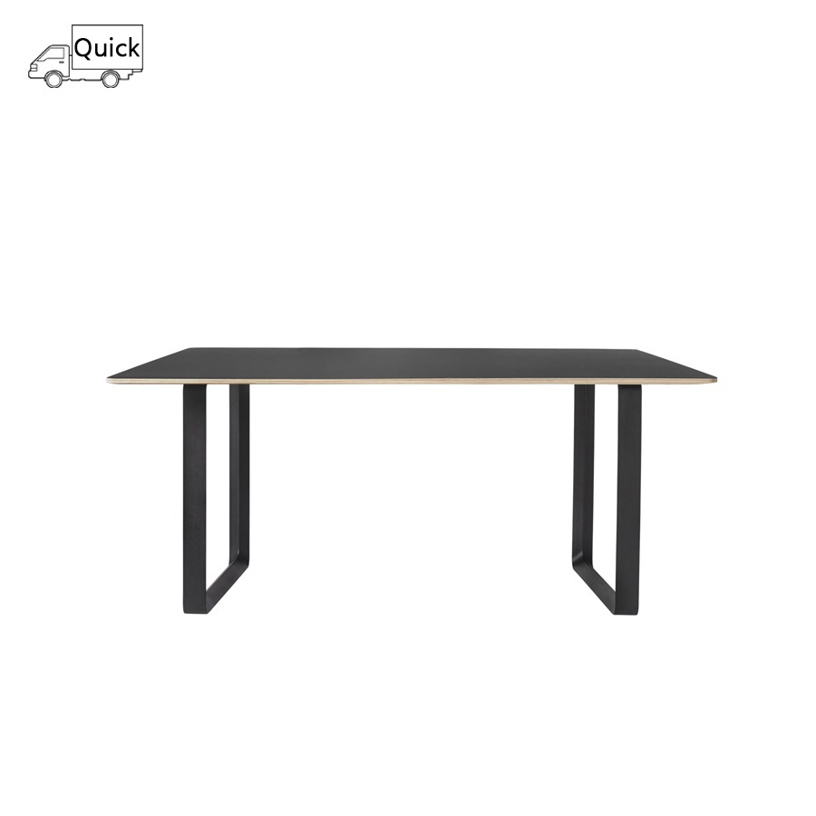 무토 70/70 다이닝 테이블 70/70 Table 170cm Black/Black