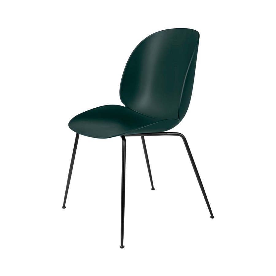 구비 비틀 다이닝 체어 Beetle Dining Chair Black/Dark Green