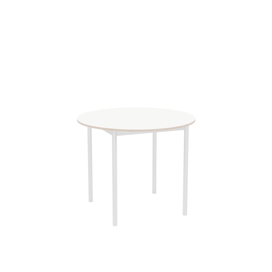 전시품 할인 적용 무토 베이스 테이블 Base Table Round ∅90 White