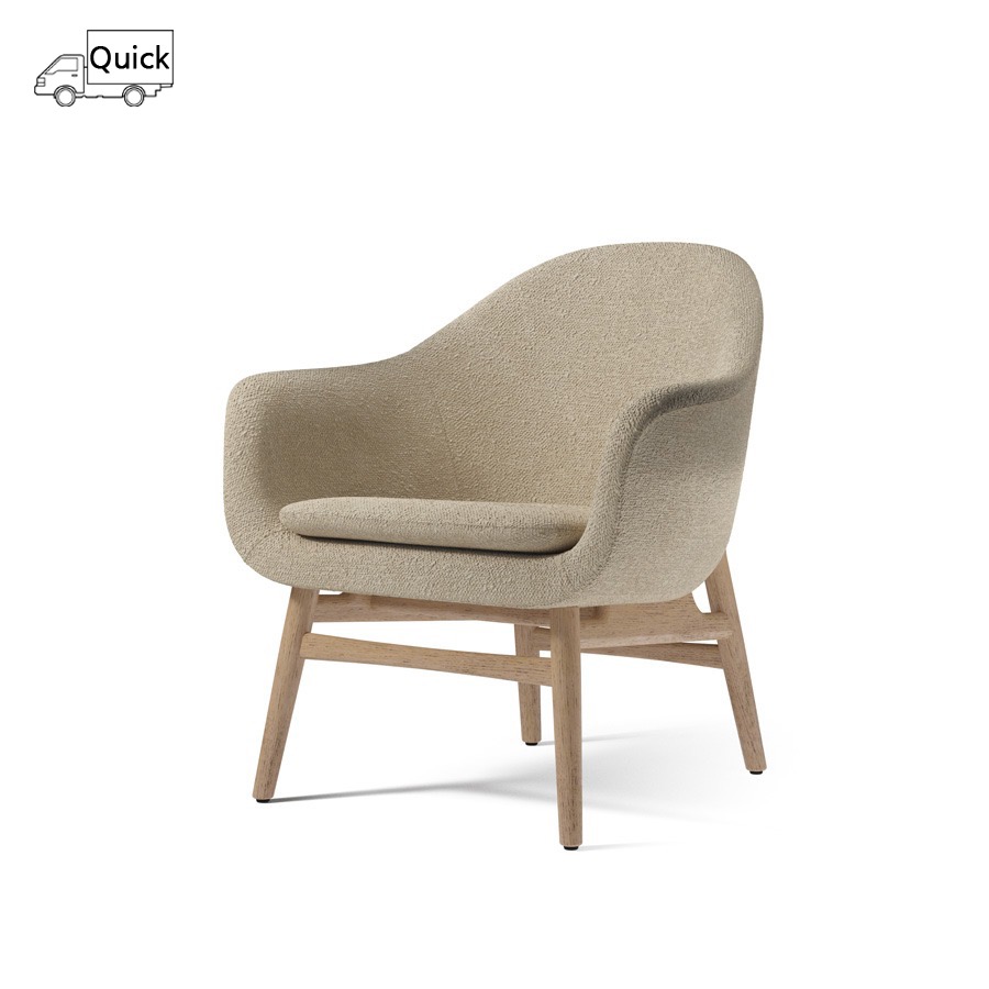 메누 하버 라운지 체어 Harbour Lounge Chair Natural Oak/Bouclé 02