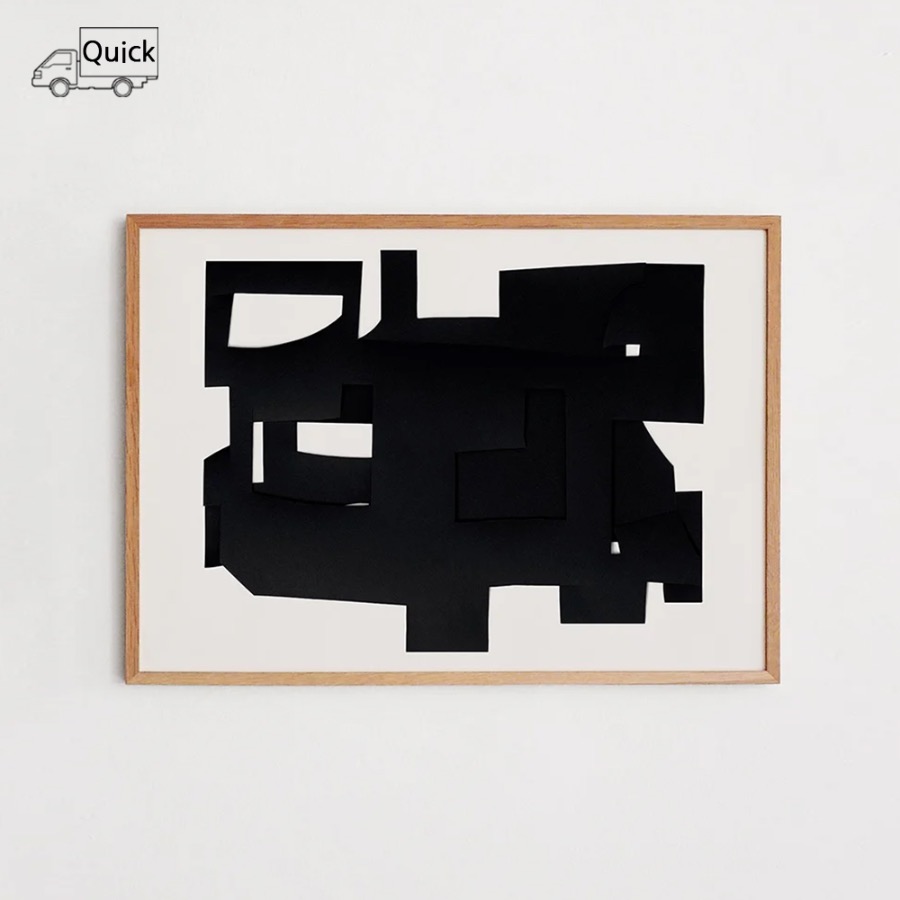 Deconstructed Collection No.30 Wood Frame, 500 x 700