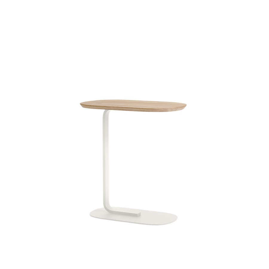 무토 릴레이트 사이드 테이블 Relate Side Table Solid Oak/Off-White 2size