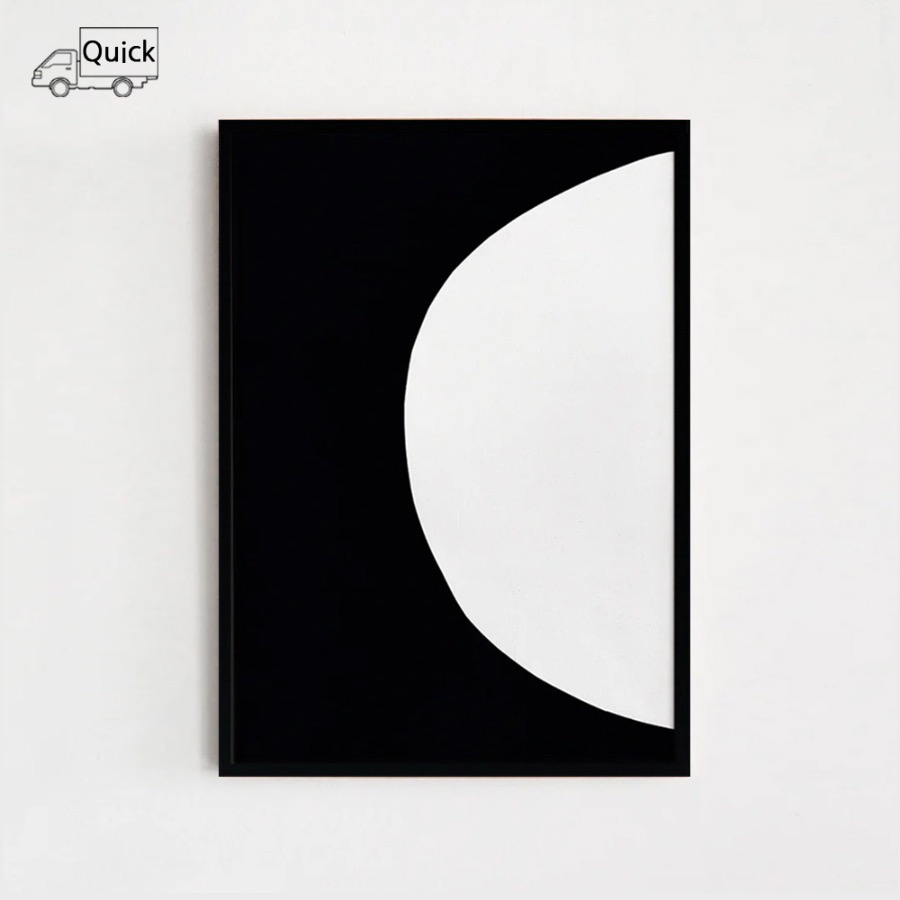 The Classic Collection Circles no.13 Black Aluminum Frame, 500 x 700