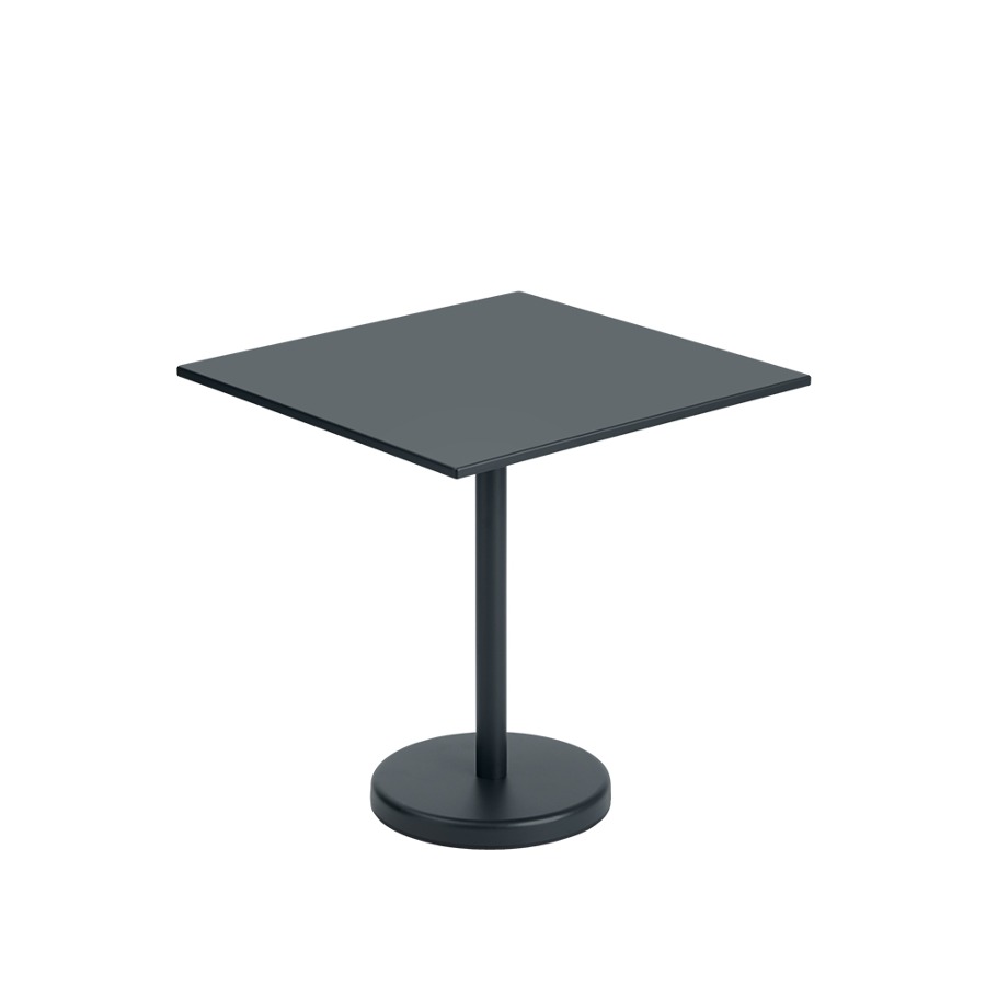 무토 리니어 스틸 카페 테이블 Linear Steel Cafe Table Square 3sizes Black