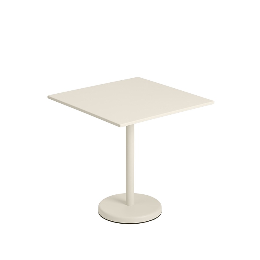 무토 리니어 스틸 카페 테이블 Linear Steel Cafe Table Square 3sizes, Off-White