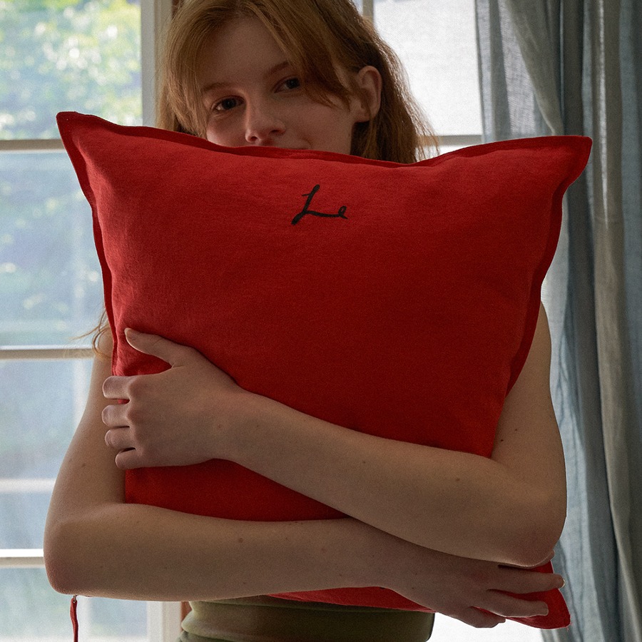Breezy Day Cushion Cover Chilli