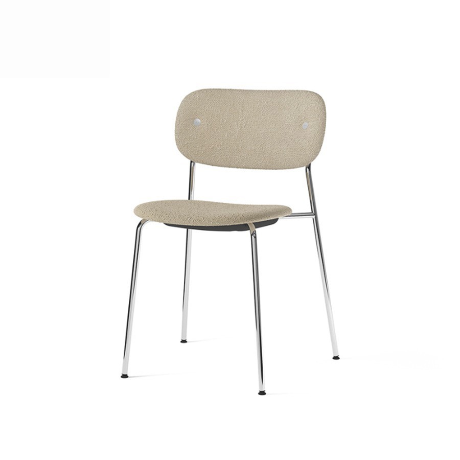 오도 코펜하겐 코 체어 Co Chair Chrome Fully Upholstered, Chrome/Boucle 2
