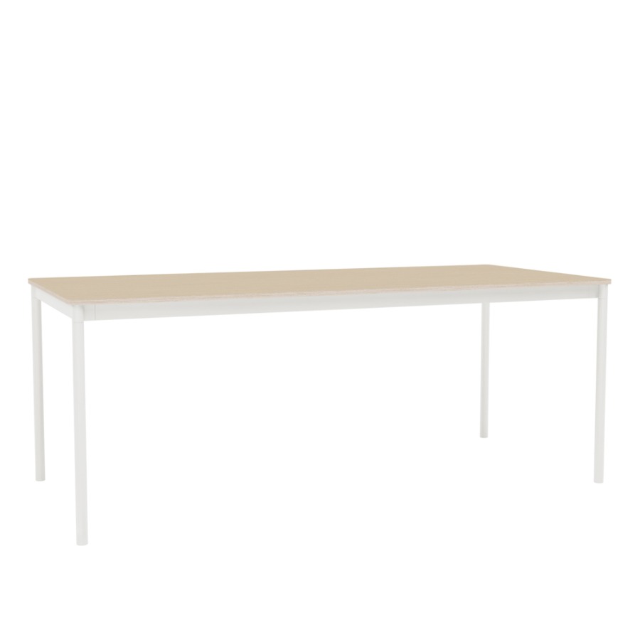 무토 베이스 테이블 Base Table 190x85  White/Oak