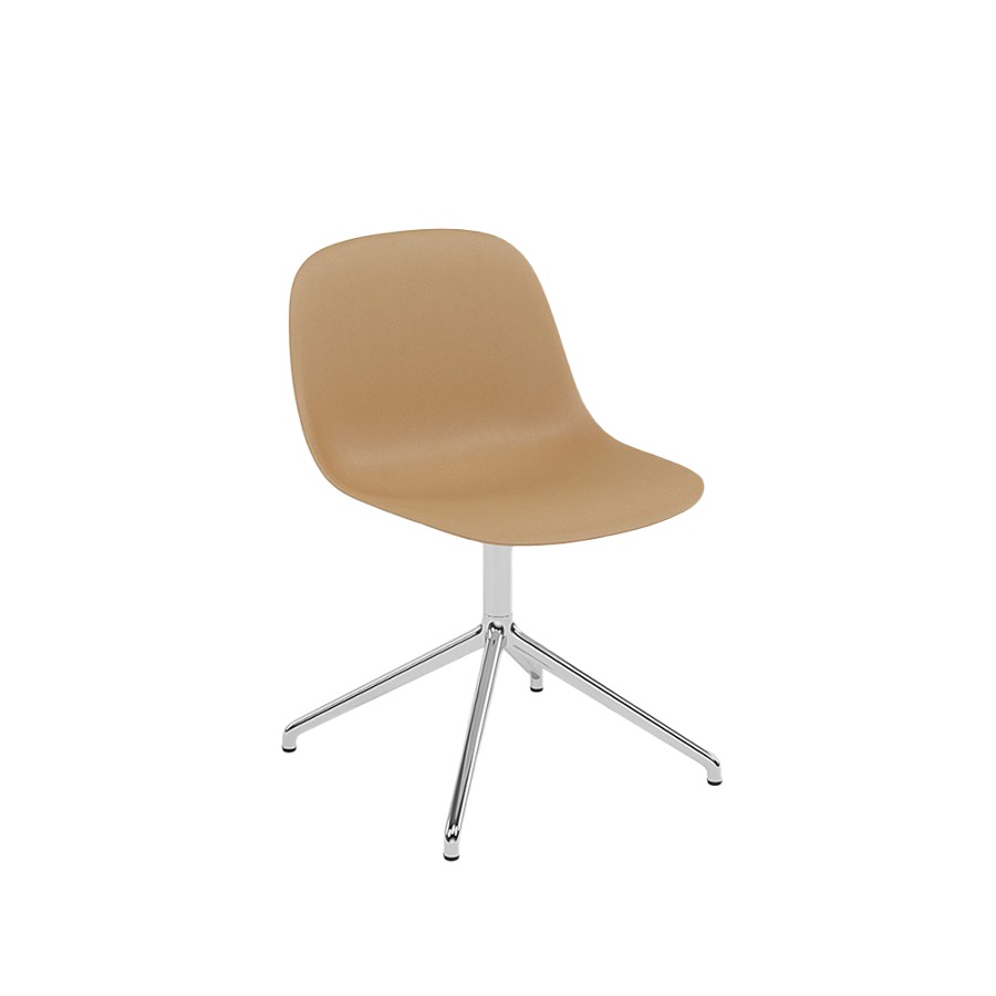 무토 화이버 사이드 체어 스위블 Fiber Side Chair Swivel Aluminum/Ochre