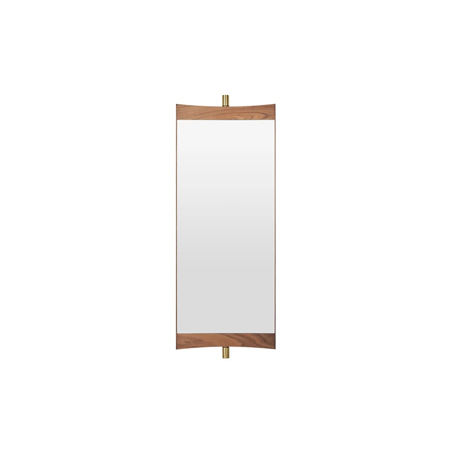 구비 베니티 월 미러 Vanity Wall Mirror 1 Walnut