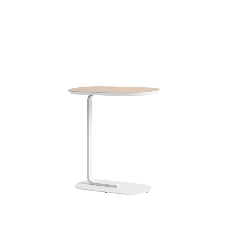 무토 릴레이트 사이드 테이블 Relate Side Table 2sizes Oak Laminate/Off-White
