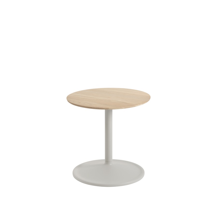 무토 소프트 사이드 테이블 Soft Side Table 4sizes Grey/Solid Oak