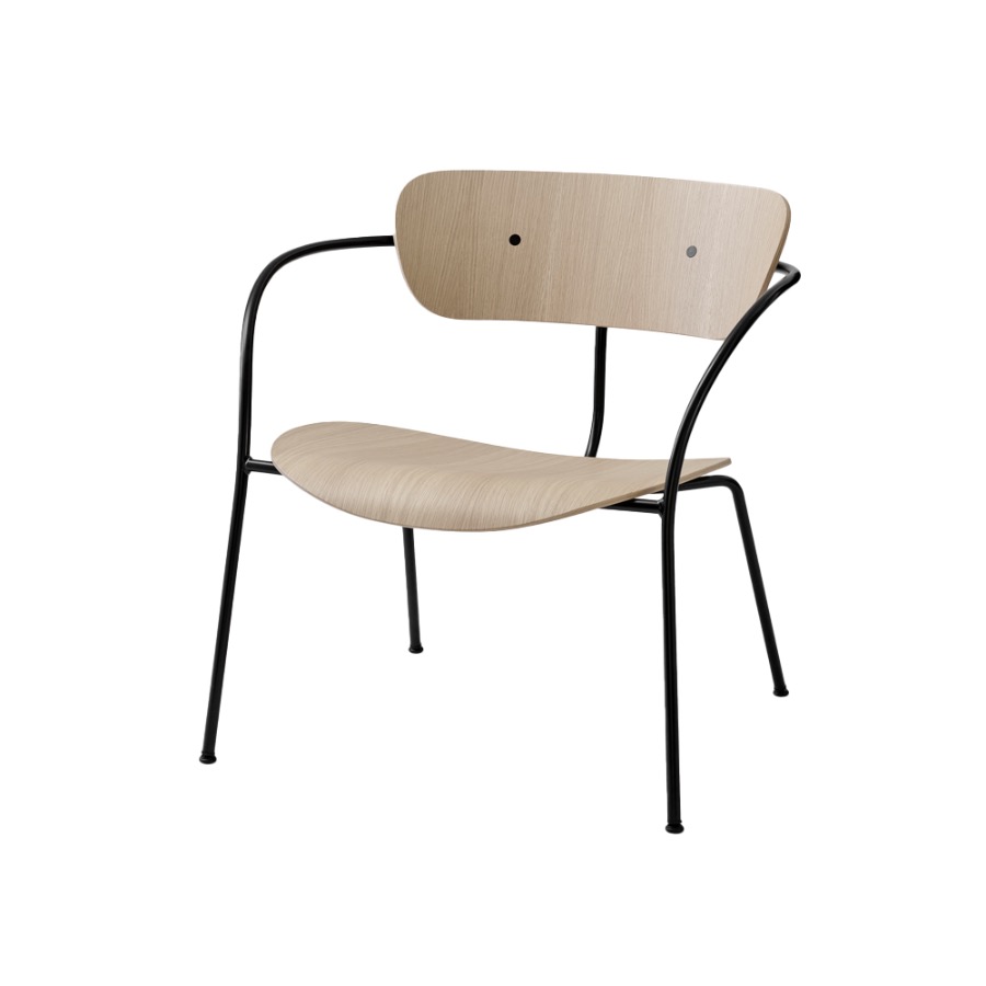 앤트레디션 파빌리온 라운지 체어 Pavilion Rounge Chair AV5 Black/Lacquered Oak