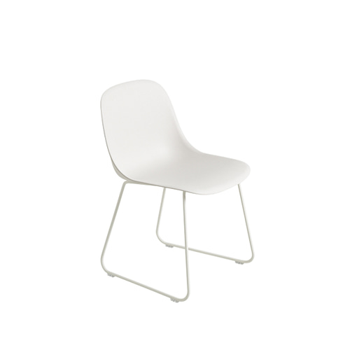 무토 화이버 사이드 체어 Fiber Side Chair Sled Base White