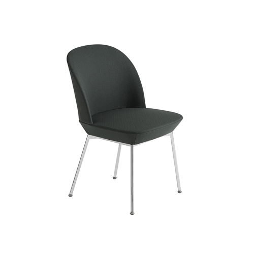 무토 오슬로 사이드 체어 Oslo Side Chair Chrome / Twill Weave 990