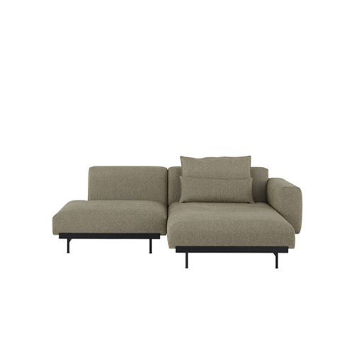 무토 인 시튜 소파In Situ Modular Sofa 2seater (Cushion Not Included) Config 7 / Clay 15