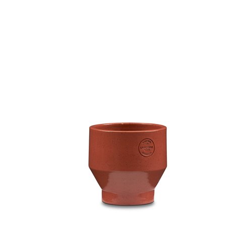 스카게락 엣지 팟Edge Pot Indoor dia.15 Glazed Terracotta / Burned red