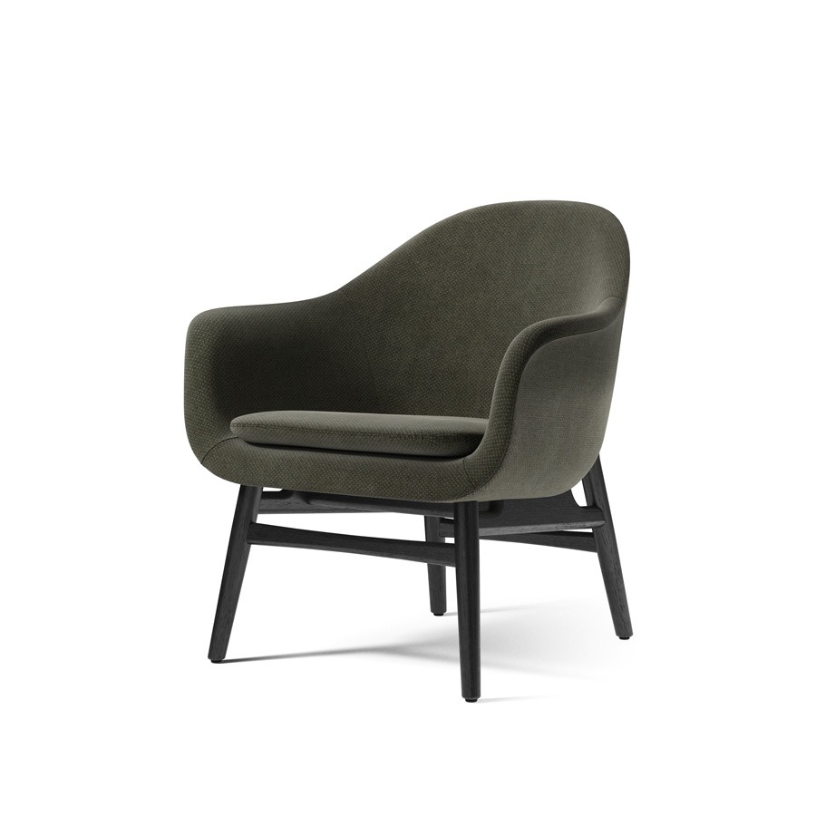 오도 코펜하겐 하버 라운지 체어 Harbour Lounge Chair Black Oak/Fiord 961