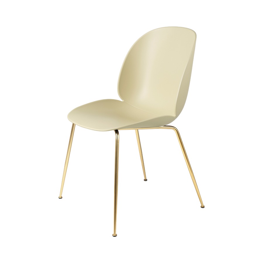 구비 비틀 다이닝 체어Beetle Dining Chair Brass Frame / Pastel Green