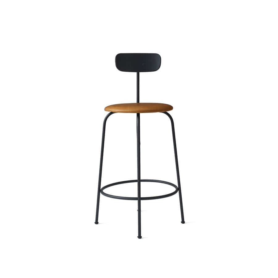 오도 코펜하겐 에프터룸 카운터 체어Afteroom Counter Chair Black Steel / Dunes Cognac 21000