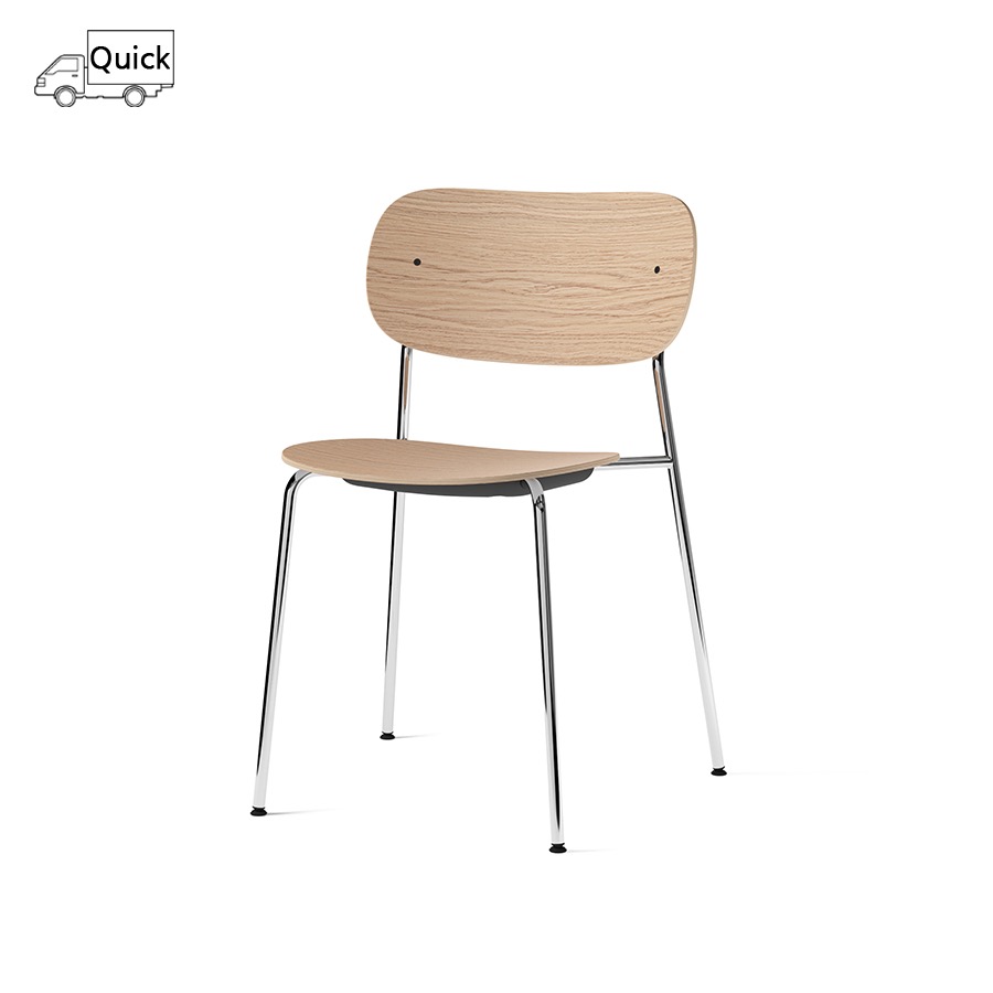 메누 코 체어 Co Chair Chrome / Natural Oak