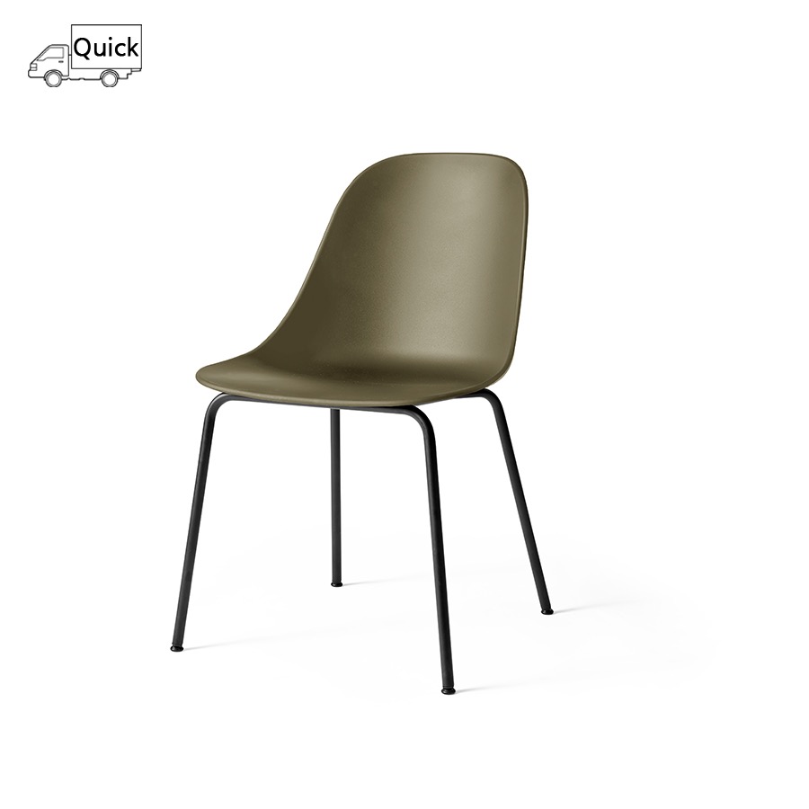 메누 하버 사이드 다이닝 체어Harbour Side Dining Chair Black Steel/Olive