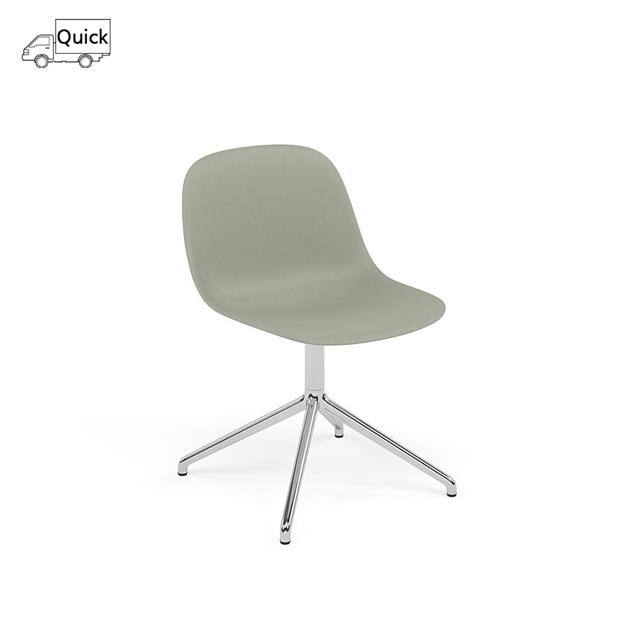 무토 화이버 사이드 체어 스위블 Fiber Side Chair Swivel Base Aluminum / Dusty Green