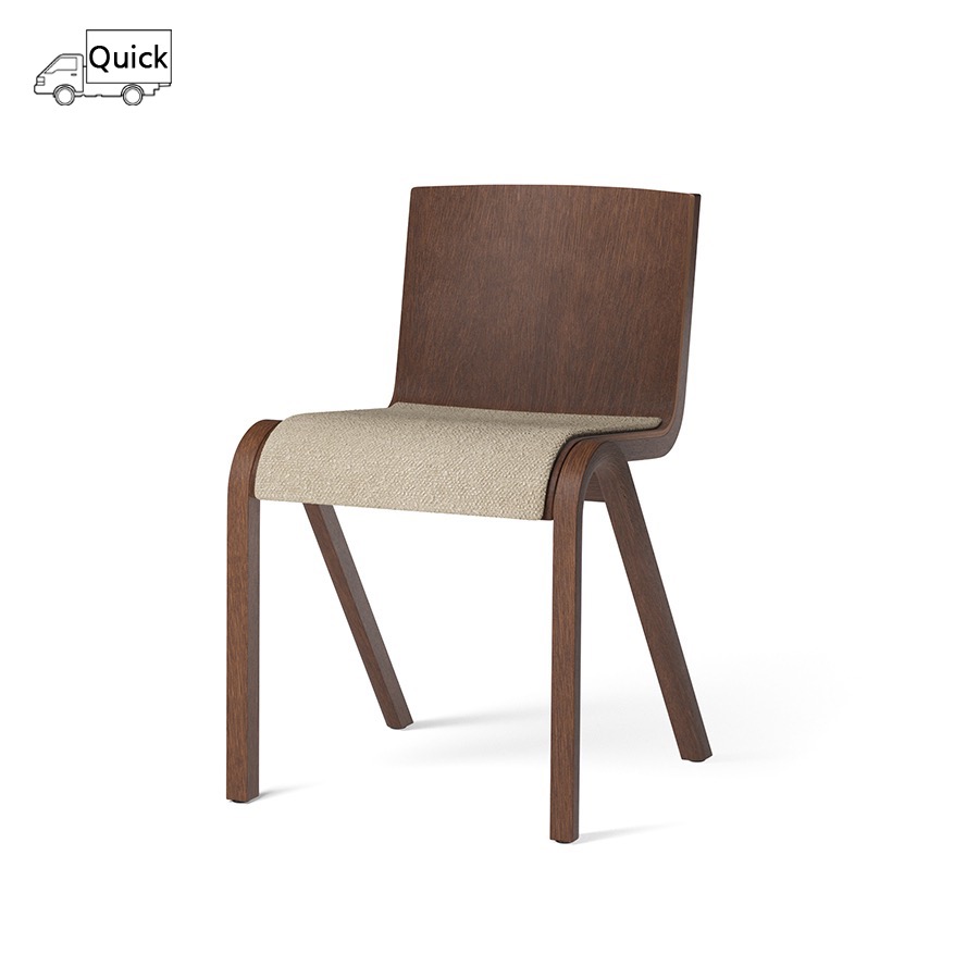 메누 레디 다이닝 체어 Ready Dining Chair, Seat Upholstered Red Stained Oak / Boucle 02