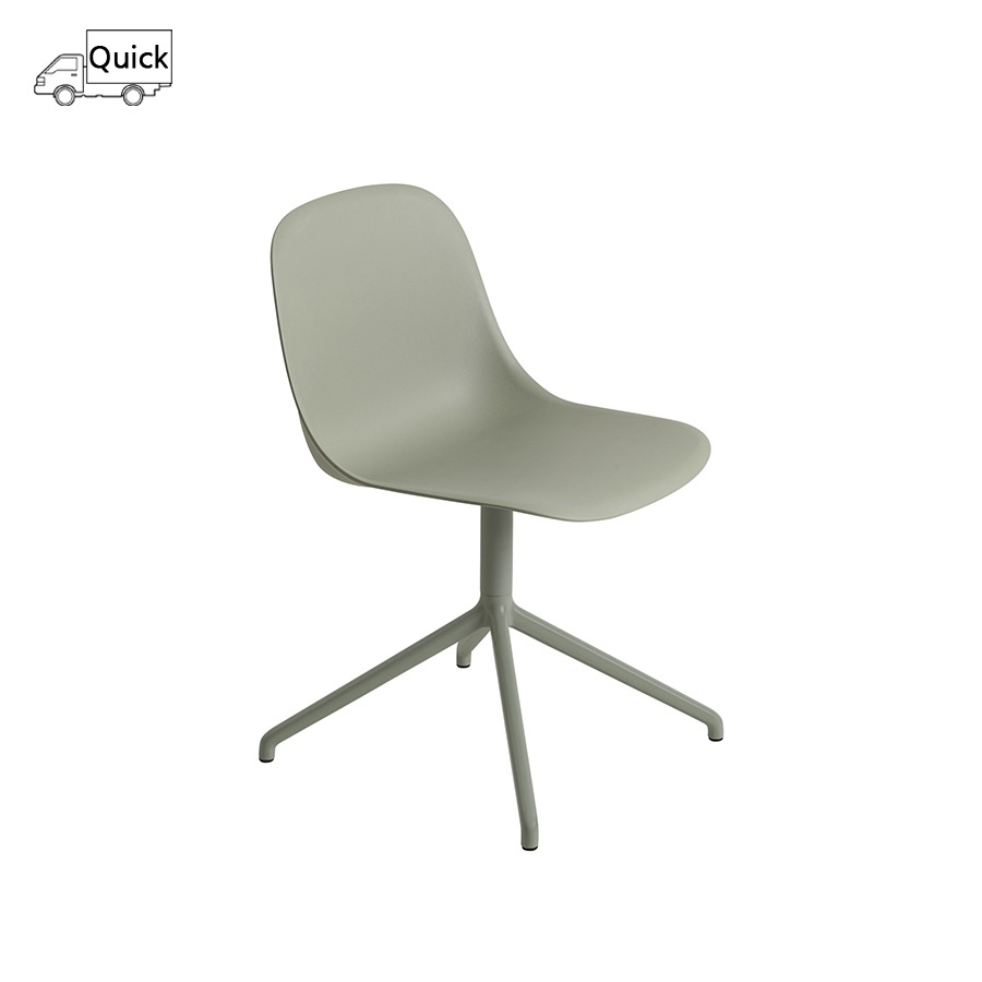 무토 화이버 사이드 체어 스위블 Fiber Side Chair Swivel Base Dusty Green / Dusty Green