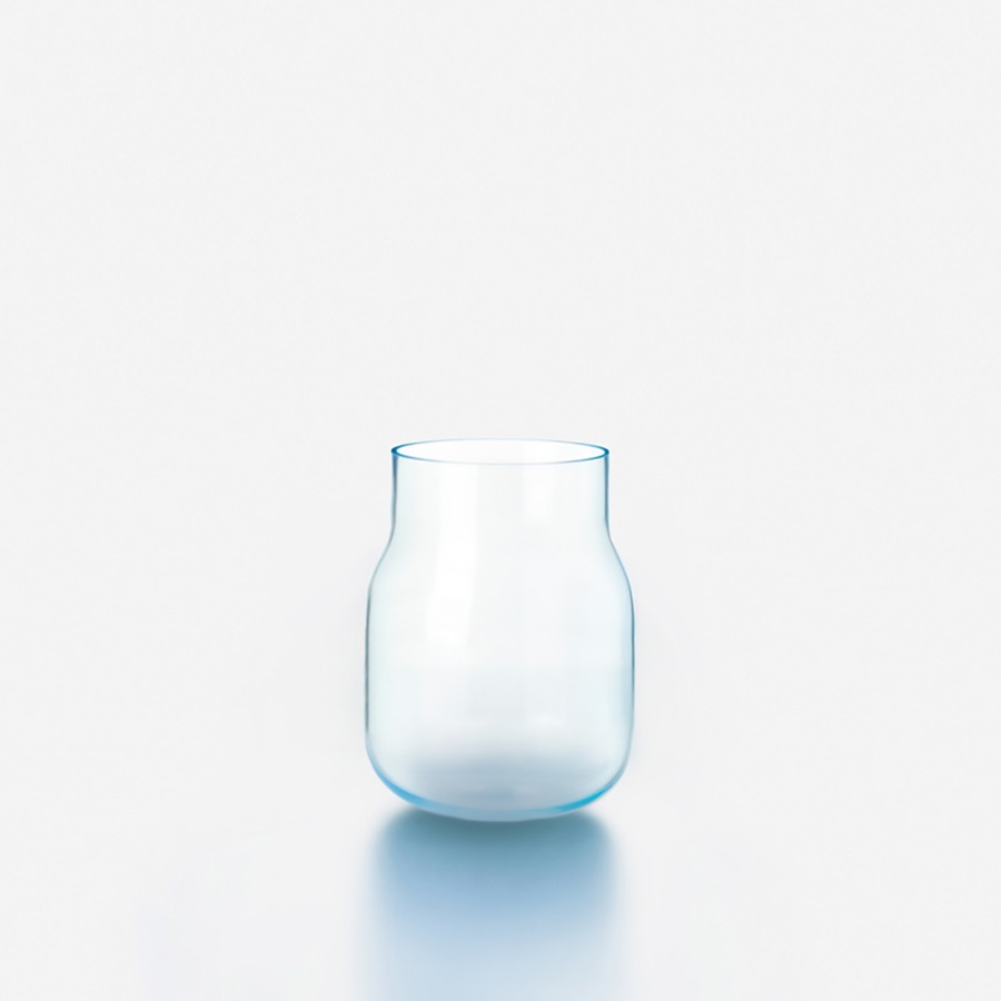 데헴 베이스 빅 Vase Big Opalescent Blue
