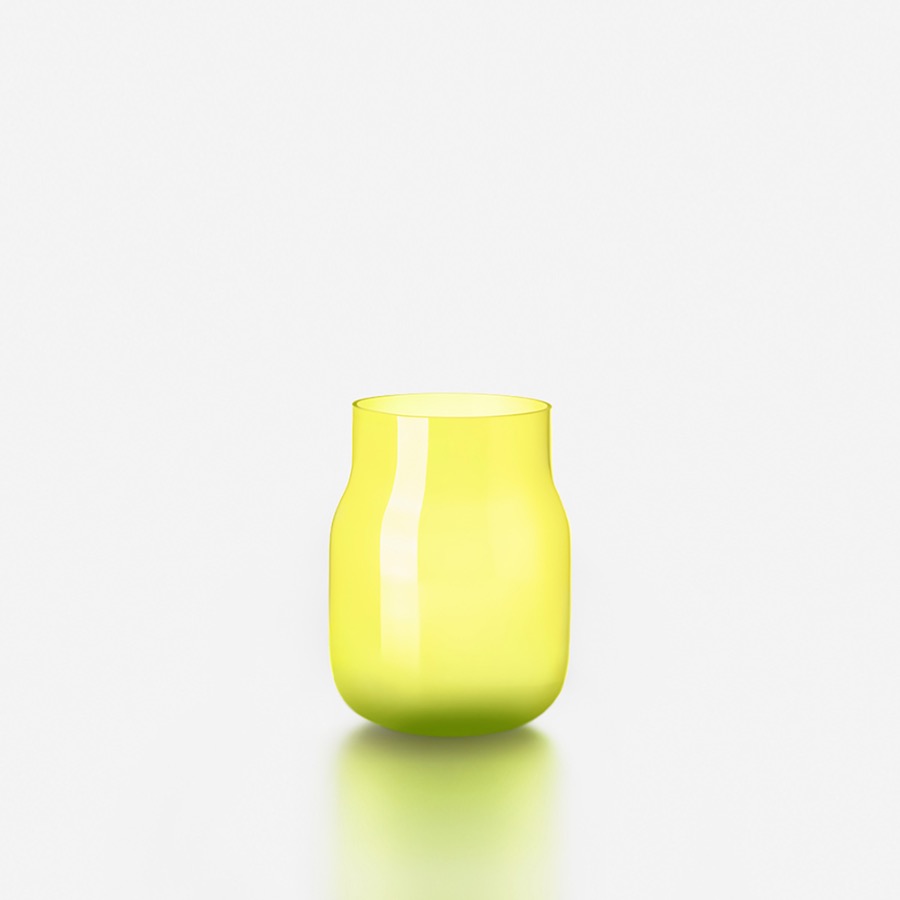 데헴 베이스 빅 Vase Big Neon Yellow