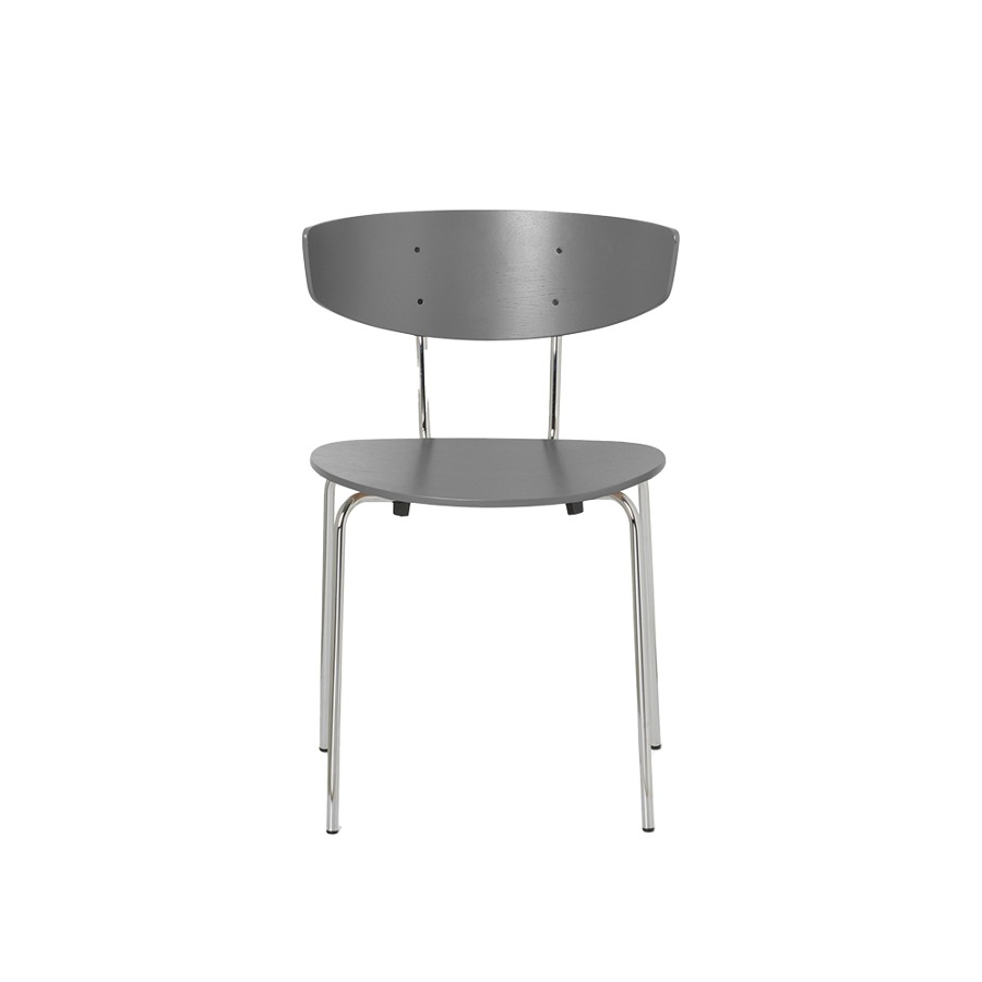펌리빙 허먼 다이닝 체어 Herman Dining Chair Chrome / Warm Grey