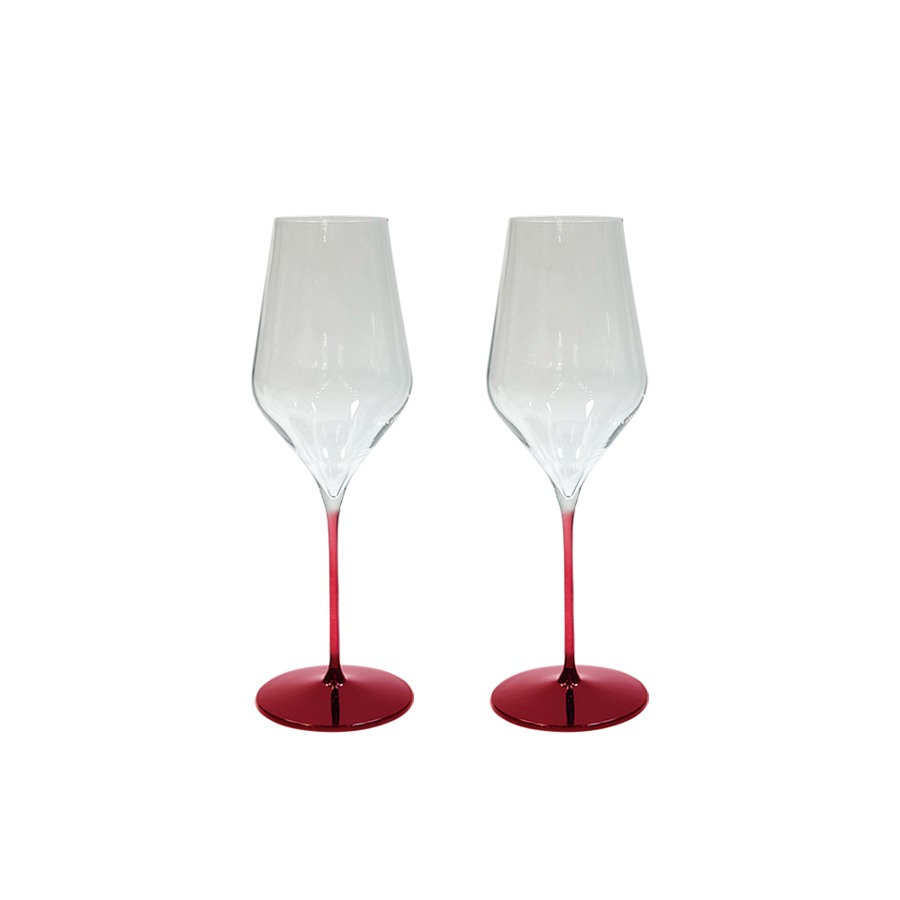 플라워베리 블랑 와인 글라스 Blanc Wine Glass Medium Red